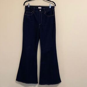 Alice + Olivia SB HR Bell Dark Rinse Jeans 28